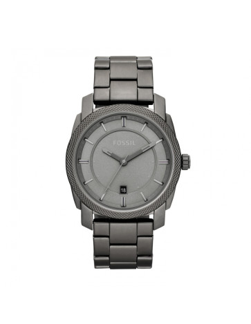 Uhrenarmband Fossil FS4705 Rostfreier Stahl Anthrazitgrau 22mm